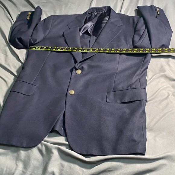 Vintage Oxxford Men's Blazer Jacket 38R 100% Wool Double Button Workwear Formal - Picture 6 of 16